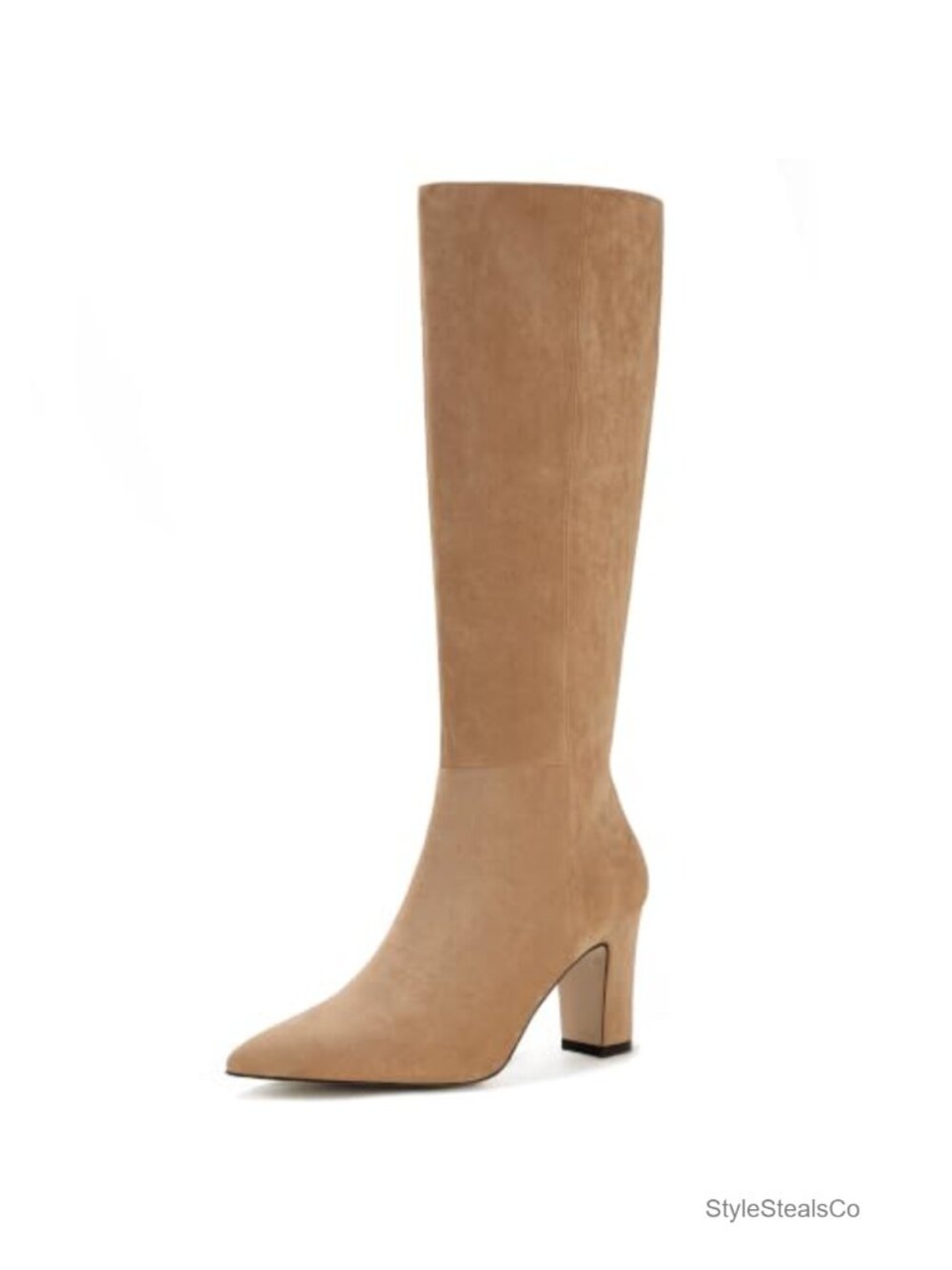 Women's Knee High Boots Chunky High Heel Tall Fall Boots